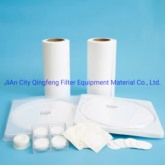 디스크의 미세 다공성 필터 멤브레인 Mce/Cn/Ca/Pes/Nylon/PVDF/PTFE 필터 멤브레인